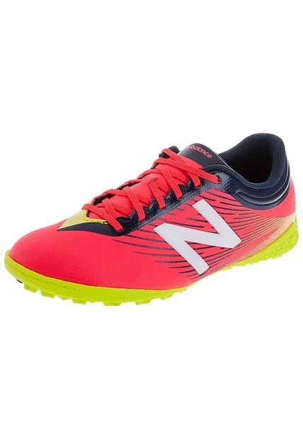 Fútbol  Coral Neón-Azul-Amarillo New Balance Enfants