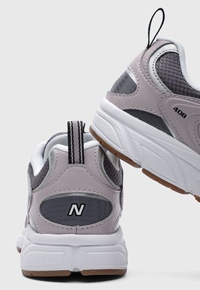 Tenis new balance 408 Violeta Grisáceo