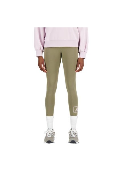 Leggings New Balance Original Essentials Verde Mujer