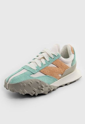 Tenis Lifestyle Marfil-Verde-Salmón New Balance XC-72