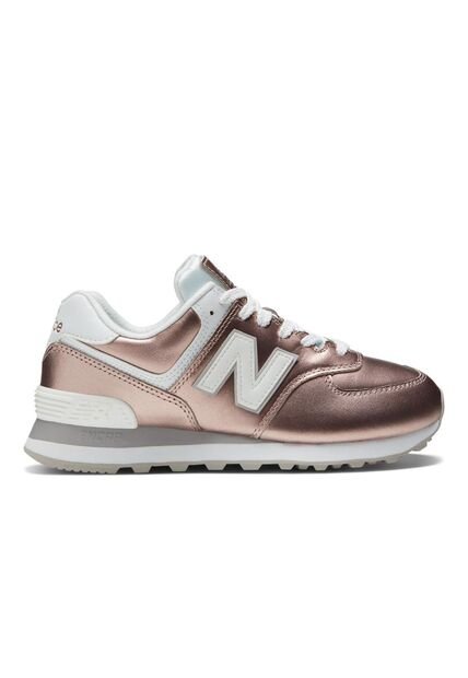 Tenis New Balance 574 Mujer-Rosa/Blanco