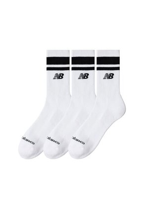 New Balance Medias Invisibles Para Hombre Everyday Stripe Midcalf 3 Pack New Balance