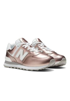 Tenis New Balance 574 Mujer-Rosa/Blanco