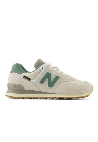 Tenis New Balance 574 Hombre-Gris/Verde New Balance