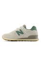 Tenis New Balance 574 Hombre-Gris/Verde de New Balance