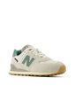 Tenis New Balance 574 Hombre-Gris/Verde de New Balance