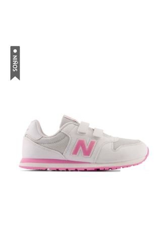 Tenis New Balance Grade School 500 Niñas-Gris New Balance