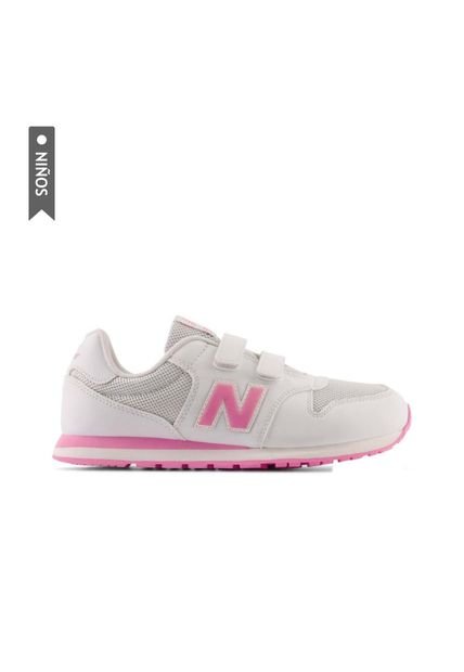 Tenis New Balance Grade School 500 Niñas-Gris