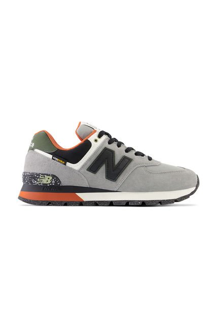 Tenis Deportivos New Balance 574  Gris Para Hombre