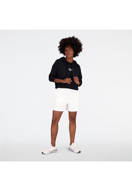 Chaqueta Deportiva New Balance Essentials Negro Para Mujer