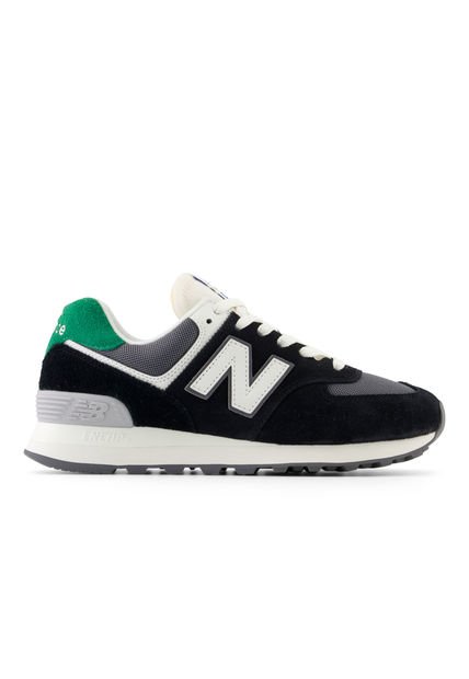 Tenis Deportivos New Balance Original 574 Negro Para Mujer