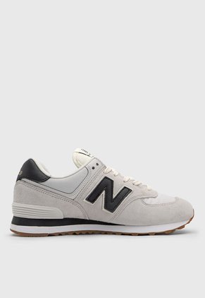 Tenis Lifestyle Beige-Negro-Blanco New Balance 574