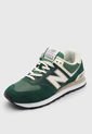 Tenis Lifestyle Verde Oscuro-Marfil-Beige New Balance 574 de New Balance