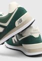Tenis Lifestyle Verde Oscuro-Marfil-Beige New Balance 574 de New Balance