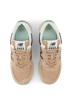 Tenis Deportivos New Balance 574 Original Rosa/Beige Mujer