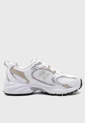 Tenis Lifestyle Blanco-Plateado-Marrón New Balance 530