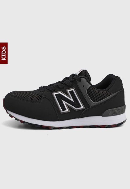 Tenis Lifestyle Negro-Blanco-Gris New Balance 574