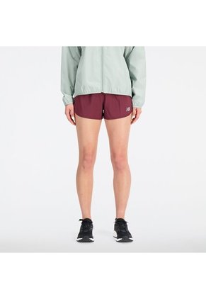 Pantaloneta New Balance Original Accelerate 2.5" Rojo Mujer