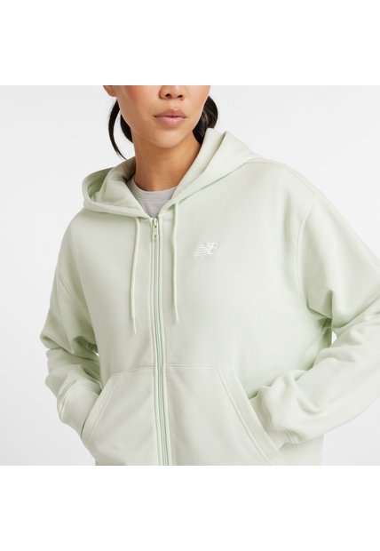 Chaqueta Deportiva Marca New Balance Original Verde Mujer