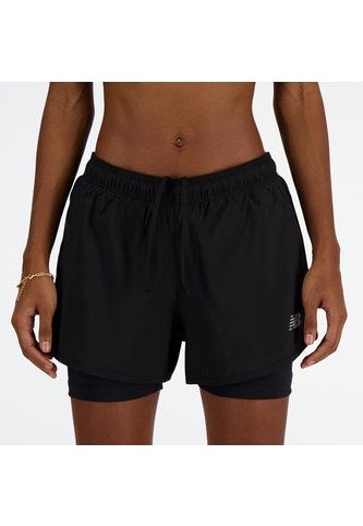 Pantaloneta New Balance Original Sport Ess Negro Para Mujer New Balance