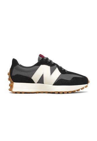 Tenis Deportivos New Balance Originales 327 Negro Para Mujer New Balance