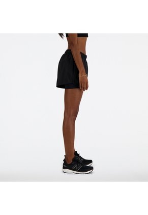Pantaloneta New Balance Original Sport Ess Negro Para Mujer