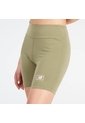 Pantaloneta New Balance Original Essentials Verde Mujer de New Balance