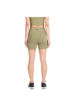 Pantaloneta New Balance Original Essentials Verde Mujer