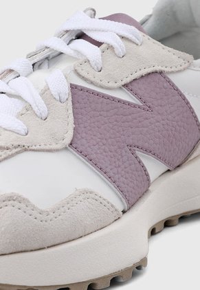 Tenis Lifestyle Blanco-Malva-Gris Claro new balance 327