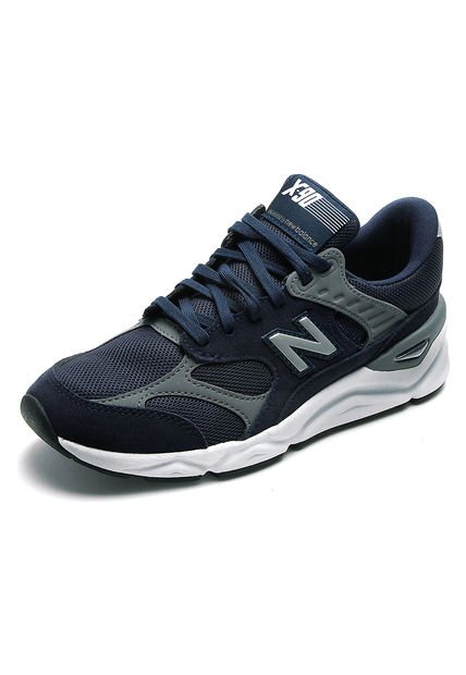 Tenis Azul-Gris-Blanco New Balance Mode De Vie  X90