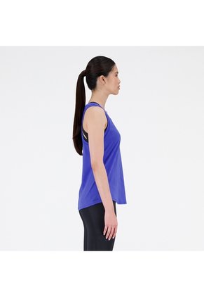 Camisa Deportiva New Balance Original QSpeed Azul Para Mujer