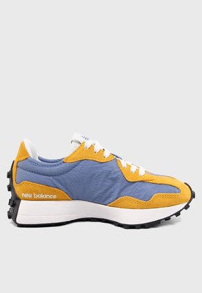 Tenis Lifestyle Azul-Amarillo-Marfil New Balance 327
