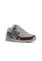 Tenis New Balance 574-Gris/Naranja de New Balance