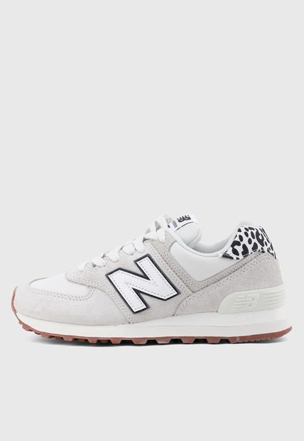 Tenis Lifestyle Blanco-Negro-Crema new balance 574