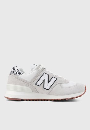 Tenis Lifestyle Blanco-Negro-Crema new balance 574
