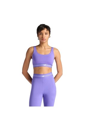 Top Deportivo New Balance Original A-C Train Lila Para Mujer