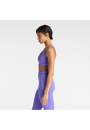 Top Deportivo New Balance Original A-C Train Lila Para Mujer