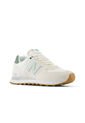 Tenis New Balance 574 Mujer-Beige/Verde de New Balance