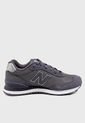 Tenis Lifestyle Gris-Blanco-Plateado New Balance 515 de New Balance