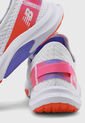 Tenis Running Blanco-Naranja-Violeta-Rosa new balance DynaSoft Nergize Sport v2 de New Balance