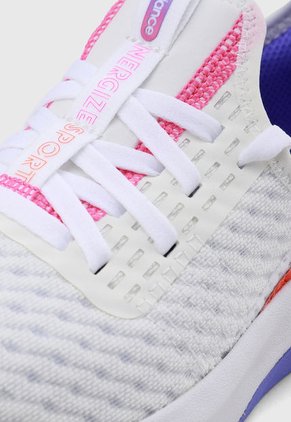Tenis Running Blanco-Naranja-Violeta-Rosa new balance DynaSoft Nergize Sport v2