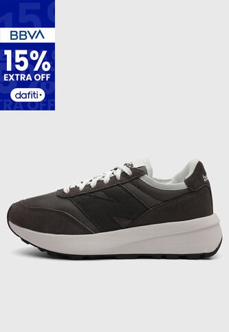 Tenis new balance 370 Gris Oscuro New Balance
