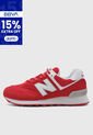Tenis new balance 574 Rojo de New Balance