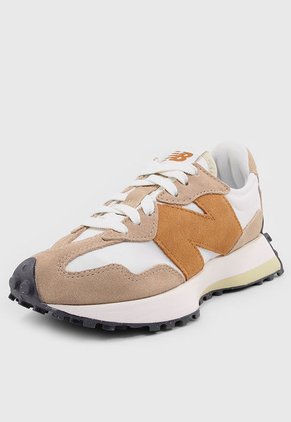 Tenis Lifestyle Beige-Blanco-Café New Balance 327