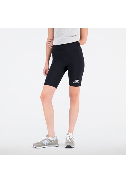 Pantaloneta New Balance Original Essentials Negro Para Mujer