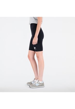 Pantaloneta New Balance Original Essentials Negro Para Mujer