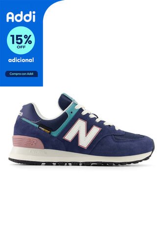 Tenis New Balance 574 Mujer-Azul New Balance