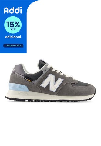 Tenis New Balance 574 Mujer-Gris New Balance