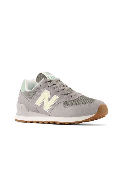 Tenis Deportivos New Balance Original 574 Gris Para Mujer