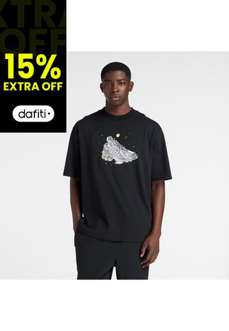 Camisa Deportiva New Balance Ghica Shuttle Negro Para Hombre New Balance